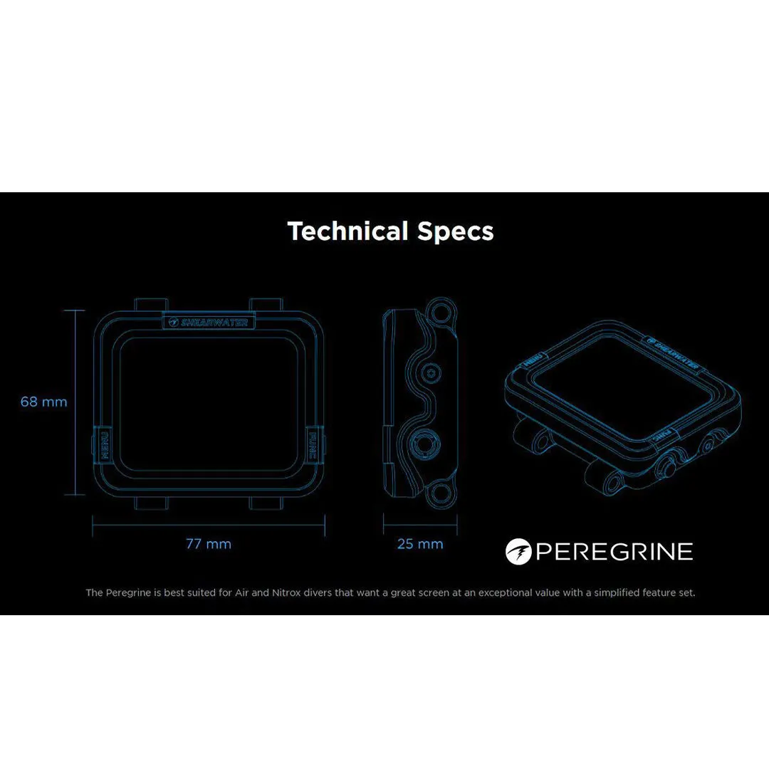 Shearwater Peregrine Wrist Dive Computer