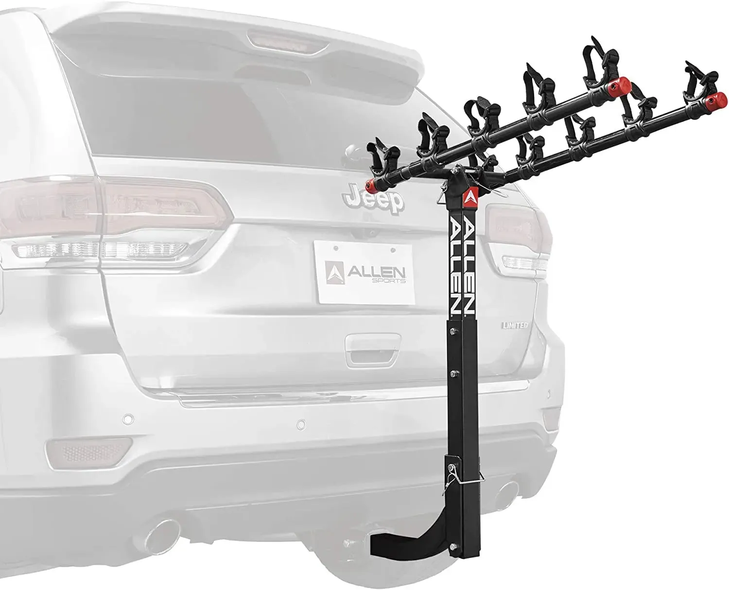 Sports Deluxe 5-Bike Hitch Mount Rack, Model 552RR-R , Black, 2-Inch Receiver