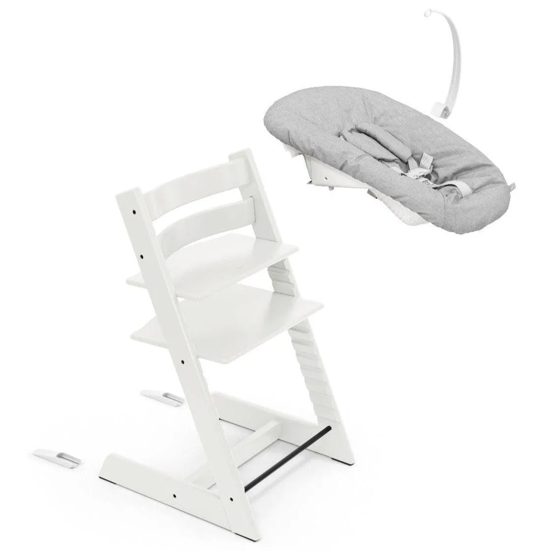 Stokke - Tripp Trapp Chair   Newborn Set Bundle - White