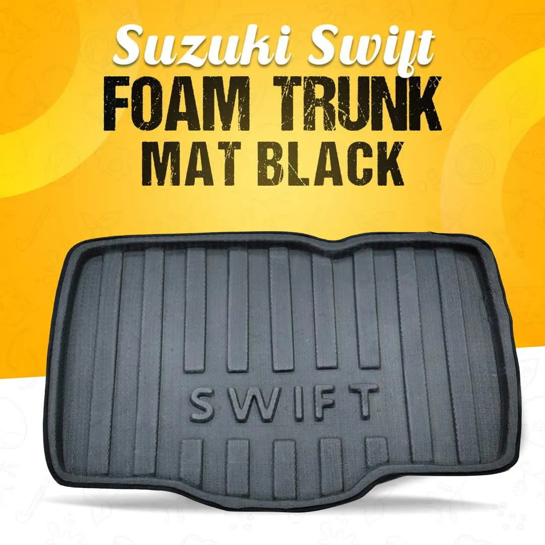 Suzuki Swift Foam Trunk Mat Mix Design - Model 2022-2024 - Cargo Boot Liner Diggi Protection Tray Cover