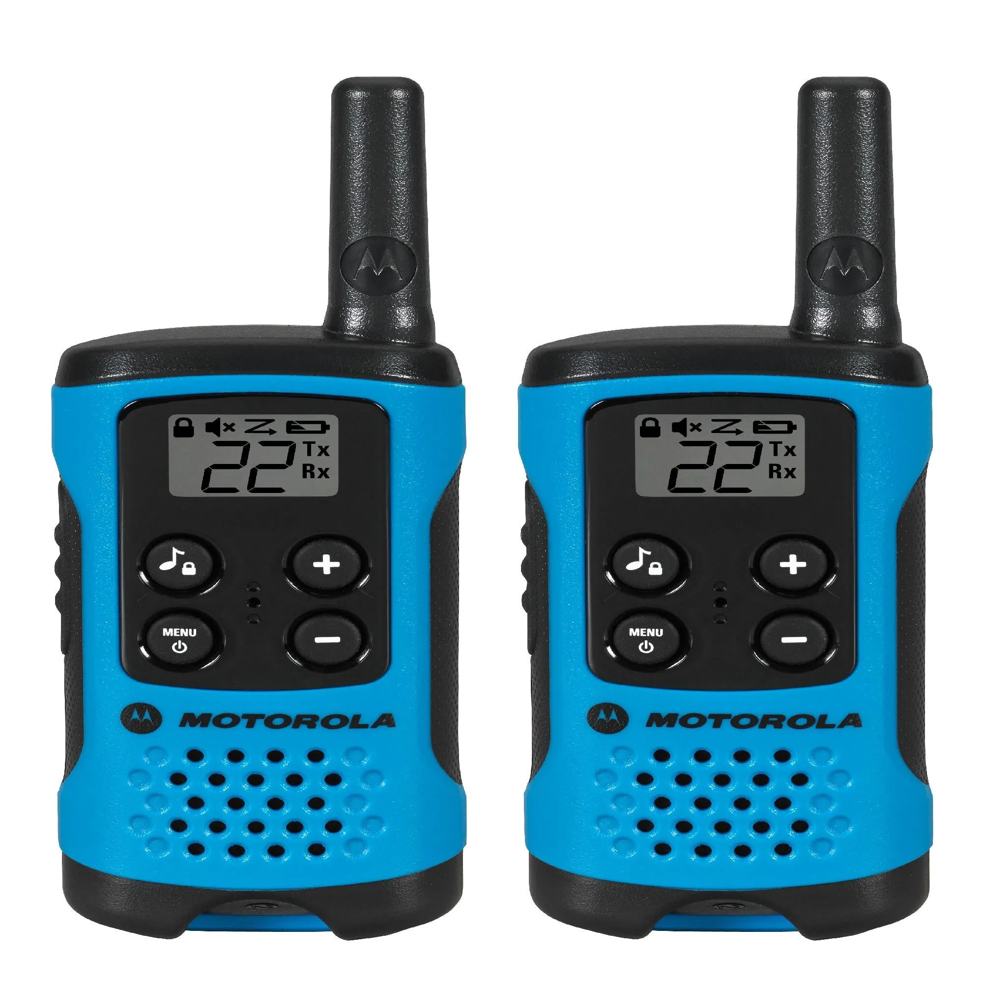 T100 2 Pack 16 Mile Range Blue Radios