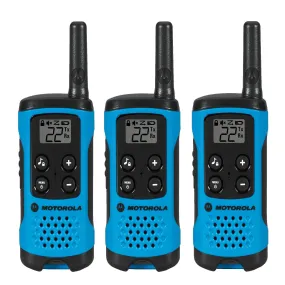 T100tp 3 Pack 16 Mile Range Blue Radios