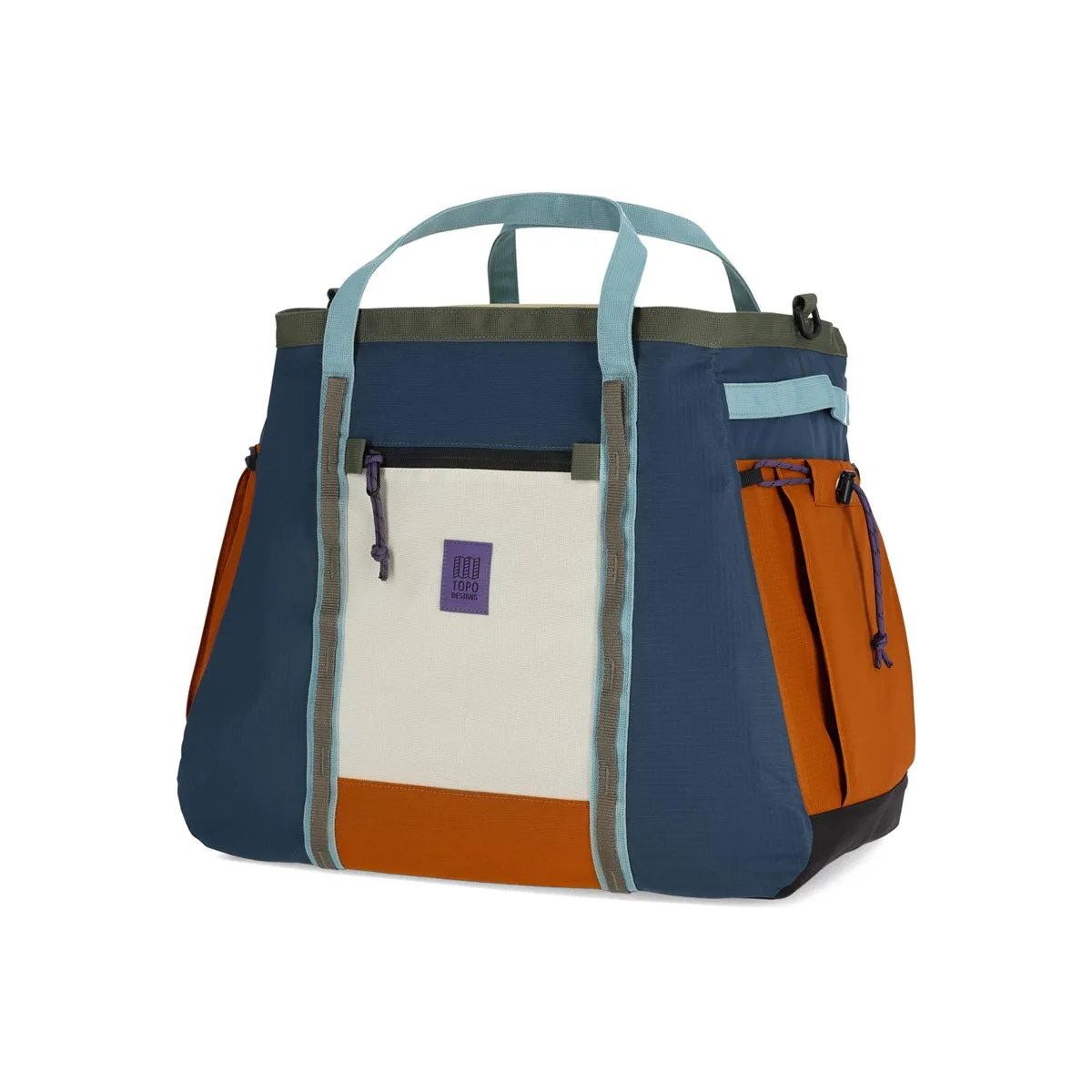 Topo Designs : Mountain Gear Bag : Pond Blue/Spice