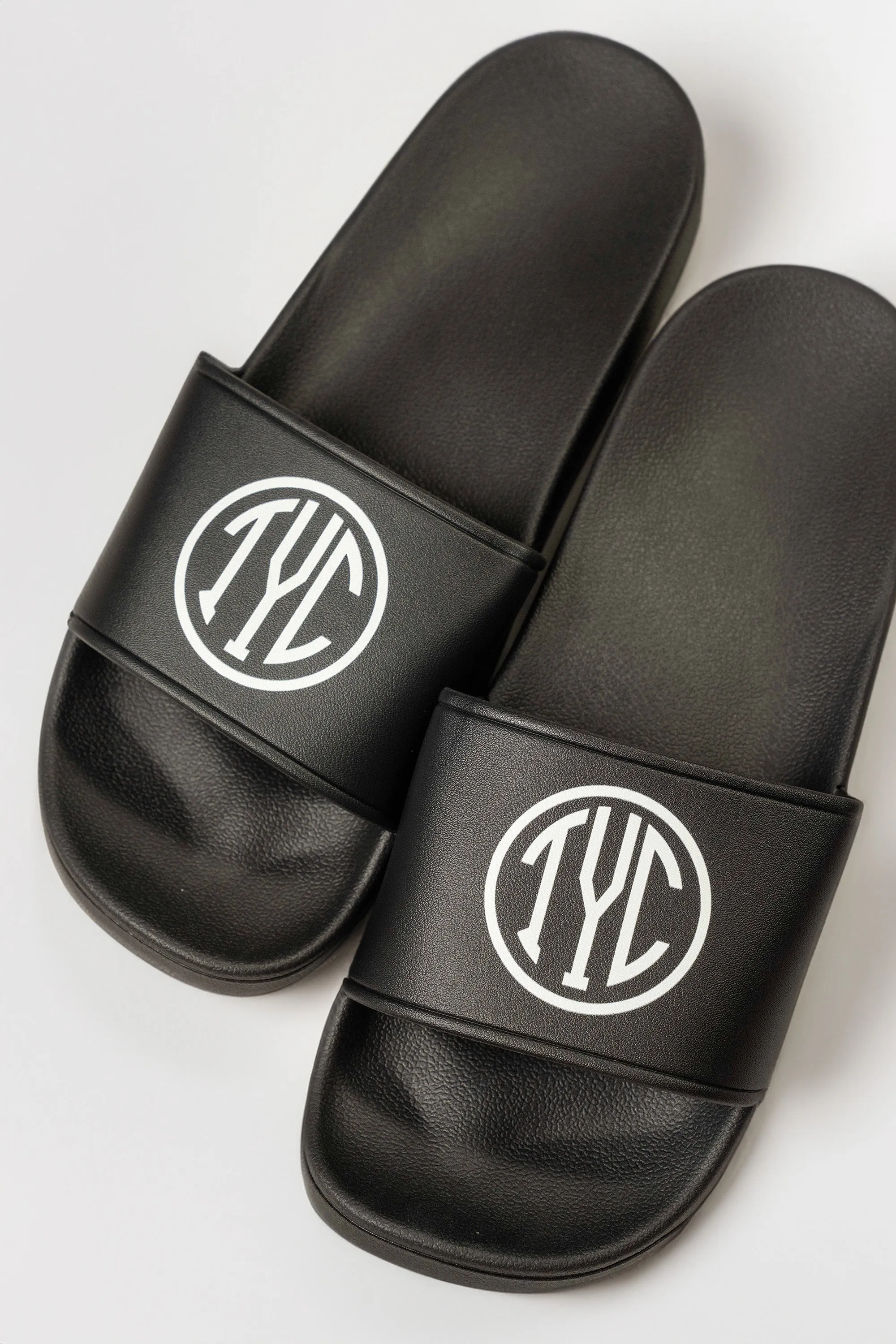 TYC Slides - Black & White