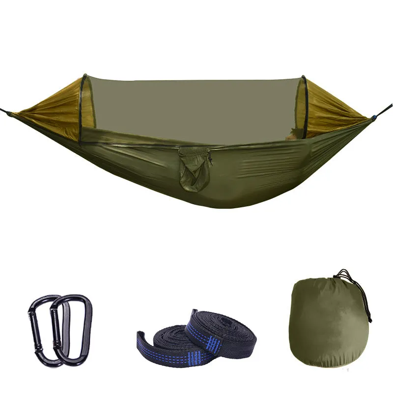 Ultra-Light Camping Automatic Quick-opening Outdoor Mosquito Net Hammock