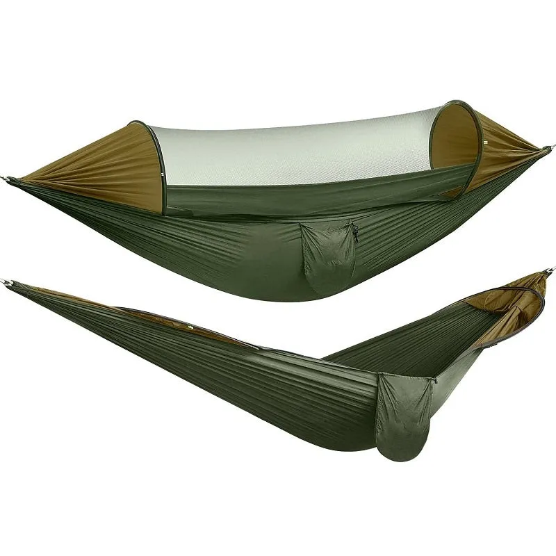 Ultra-Light Camping Automatic Quick-opening Outdoor Mosquito Net Hammock