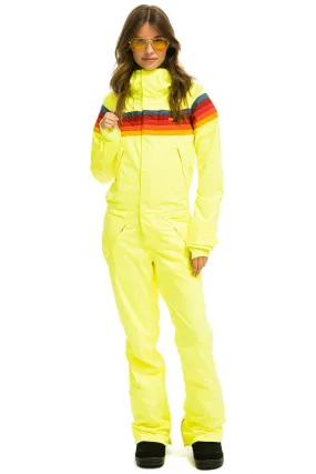 WOMEN'S 3 LAYER POWDER SUIT - NEON YELLOW