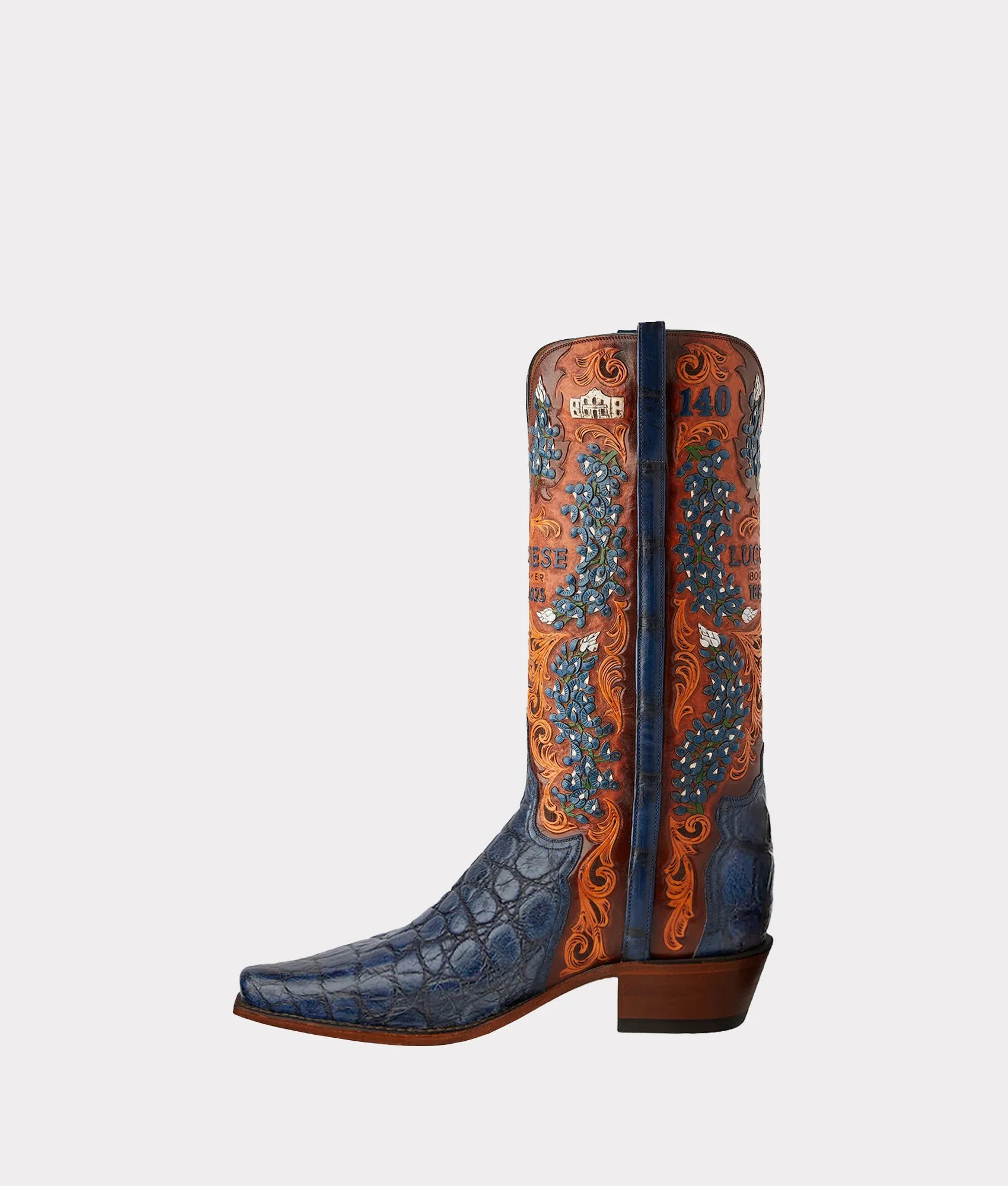 Women's Bluebonnet 140th Anniversary Boot :: Cavalry Blue