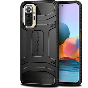 Xiaomi Redmi Note 10 Pro / Redmi Note 10 Pro Max Back Cover Case | Rugged - Black