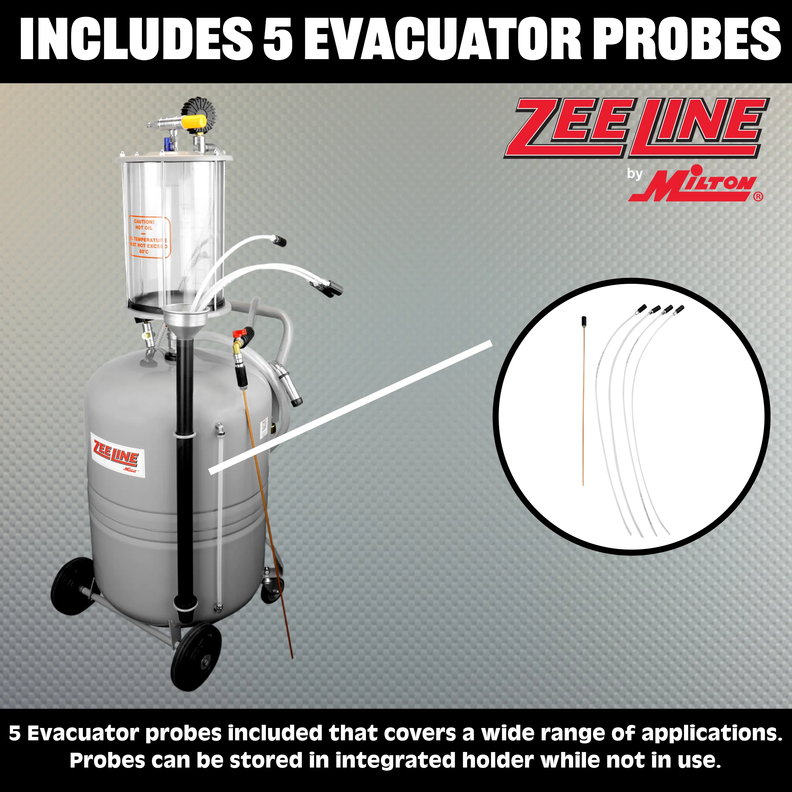 ZE21EVB – 21-Gallon Professional Fluid Evacuator w/Measuring Bowl