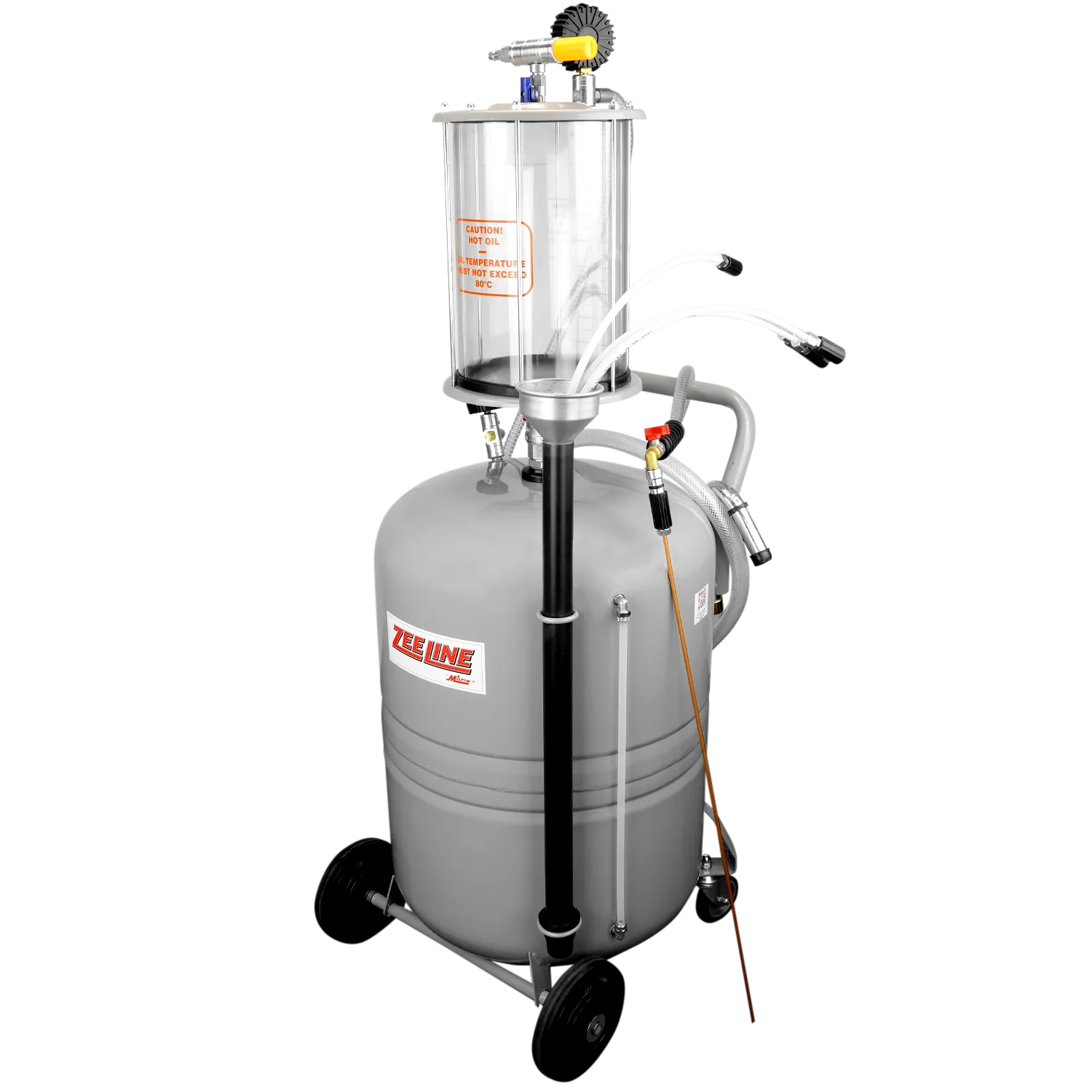 ZE21EVB – 21-Gallon Professional Fluid Evacuator w/Measuring Bowl