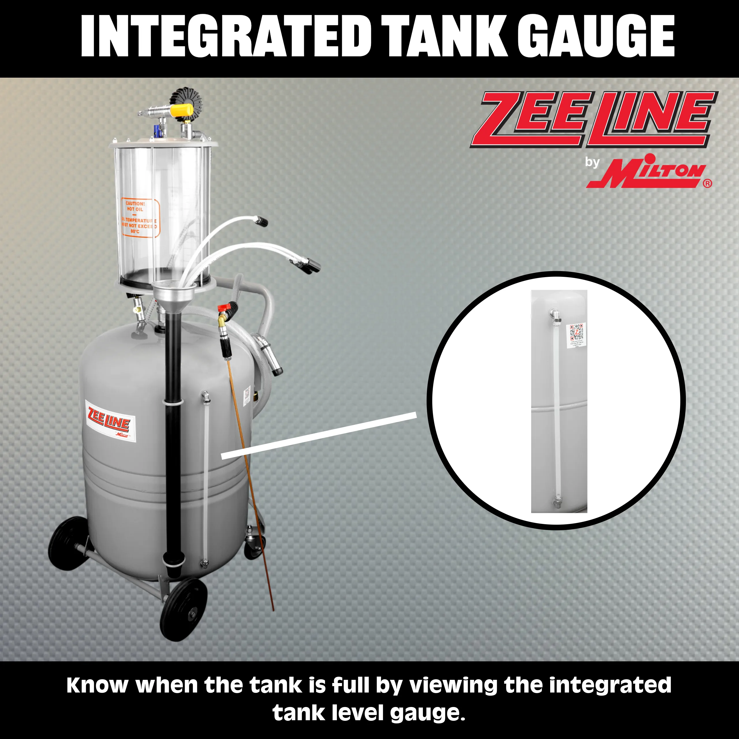 ZE21EVB – 21-Gallon Professional Fluid Evacuator w/Measuring Bowl