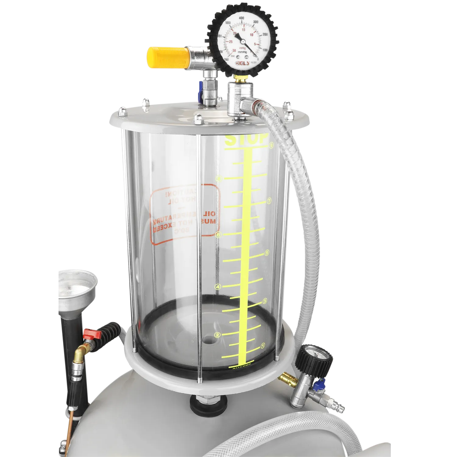 ZE21EVB – 21-Gallon Professional Fluid Evacuator w/Measuring Bowl